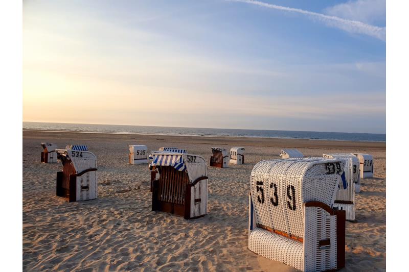 Spiekeroog Foto 10 Strandkorb zum Schlummern