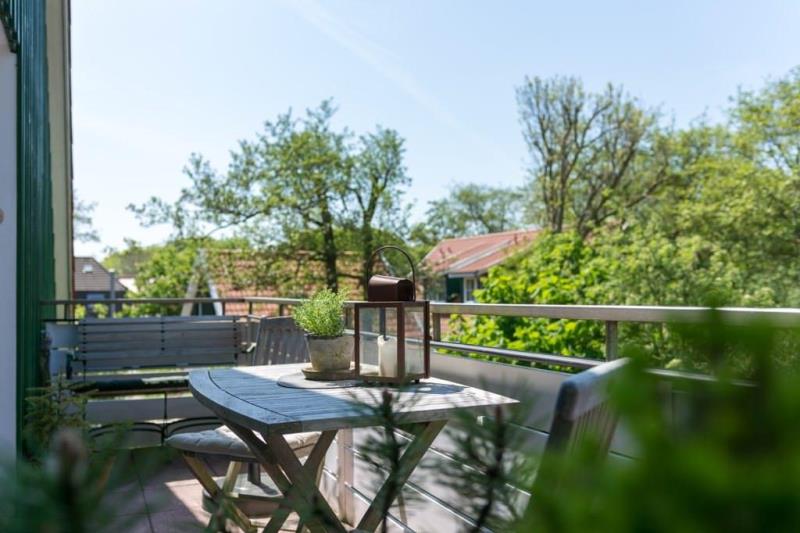 Spiekeroog Foto 3 Wohnung West - Balkon Richtung Süd-West