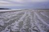Spiekeroog Foto 22 Hauptstrand mit Schnee und Eis