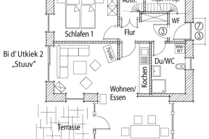 Spiekeroog Foto 6 Gebäude I Wohnung Stuuv